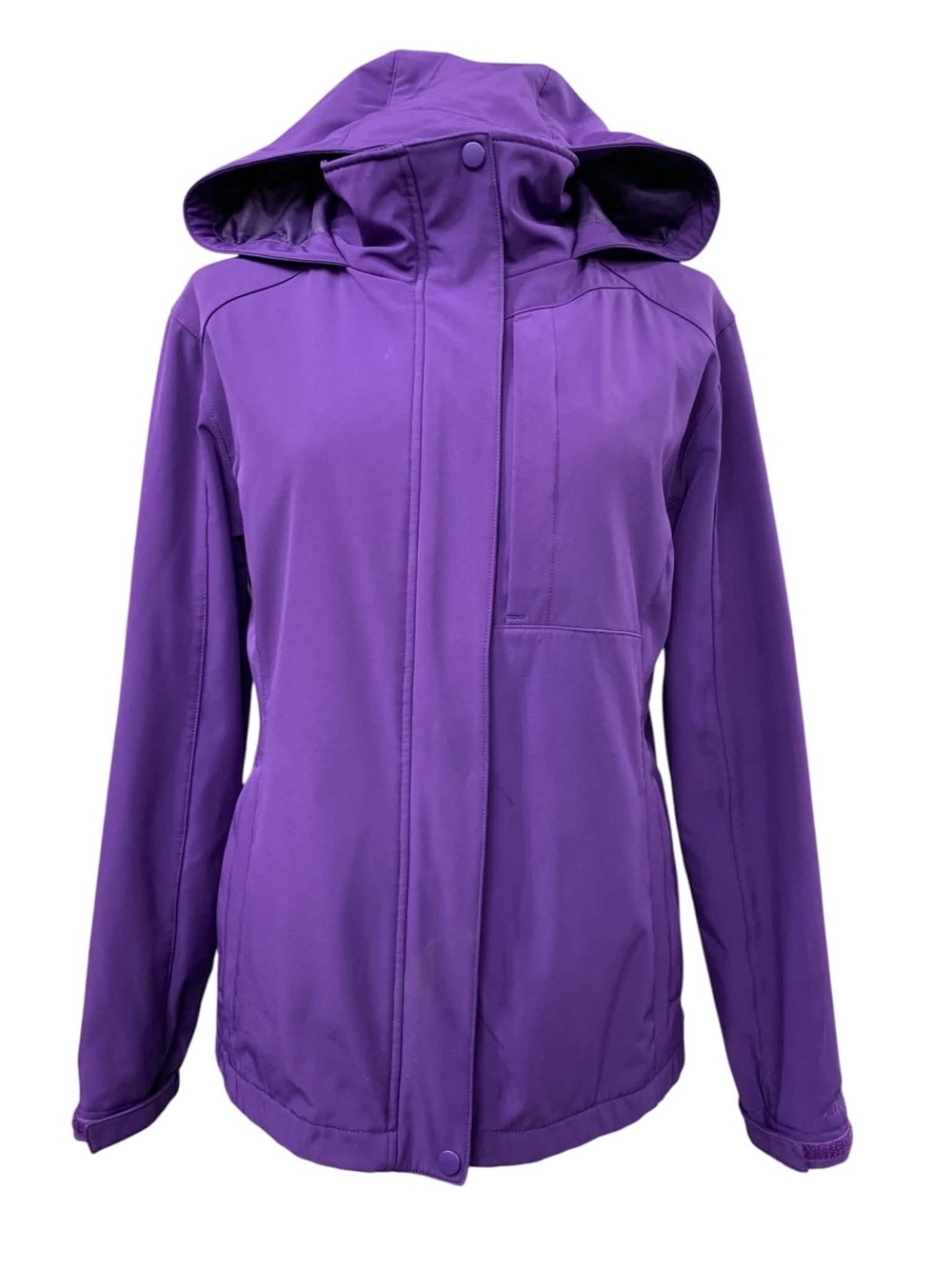 Avia Purple Hooded Utility Jacket Size L